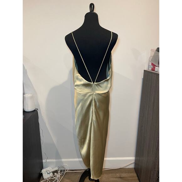 Samsoe Samsoe Dapples Sleeveless Midi Silk Satin Dress - Picture 3 of 6